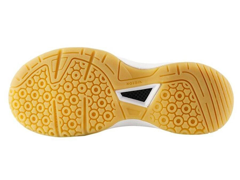 Victor [A362JR CS] Silver Junior Court Shoes
