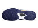 Victor [A531W AB] White/Medieval Blue Wide Court Shoes