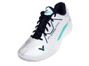 Victor [A531W AR] White/Cockatoo Green Wide Court Shoes