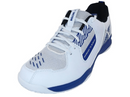 Victor [AS-12W AB] White/Blue Wide Court Shoes