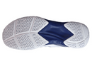 Victor [AS-12W AB] White/Blue Wide Court Shoes