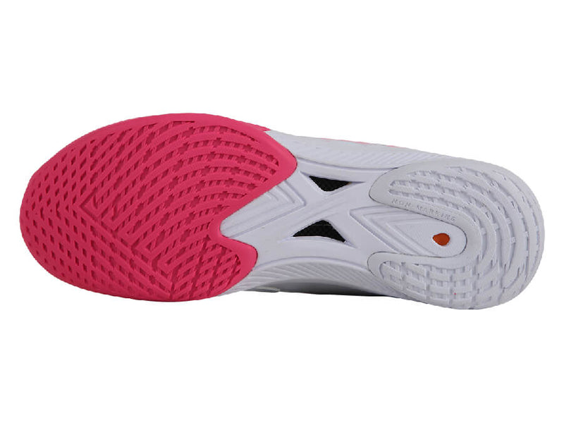 Victor [FLASH AQ White/Pink] Court Shoes