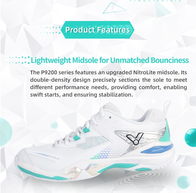 Victor [P9200TTY NitroLite AR Bright White] Tai Tzu Ying Performance Court Shoes