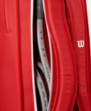 Wilson Super Tour 6 Pack Red Racket Bag