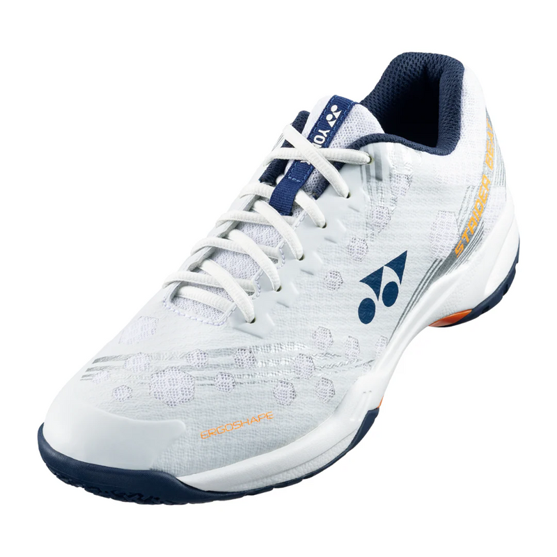YONEX Power Cushion Strider Beat [White/Orange] Court Shoes