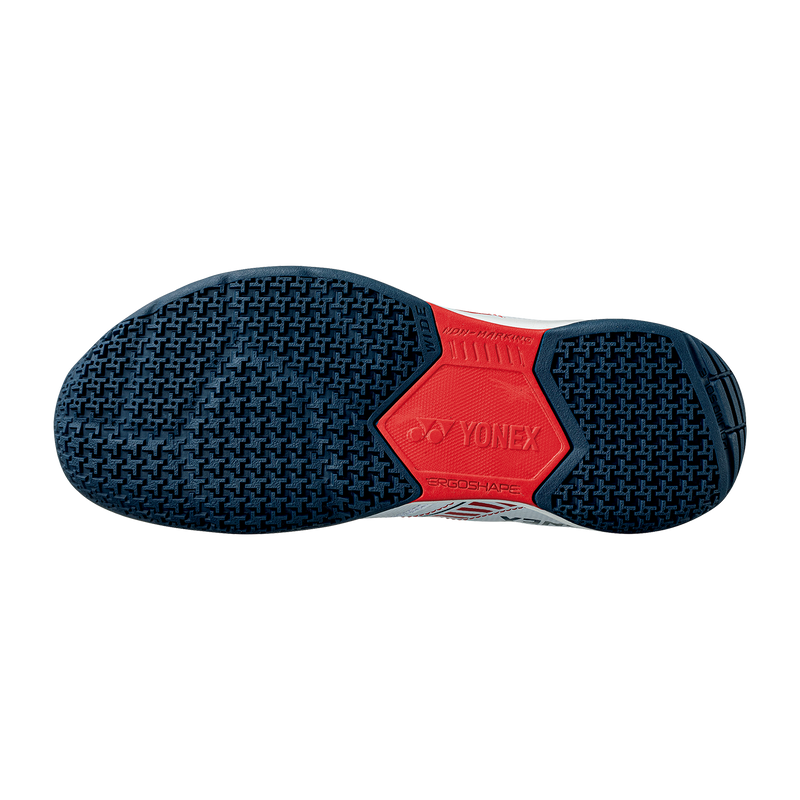 YONEX Power Cushion Strider Flow Wide [White/Red] Court Shoes