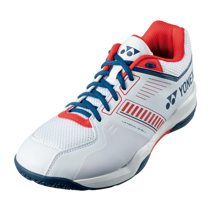 YONEX Power Cushion Strider Flow Wide [White/Red] Court Shoes