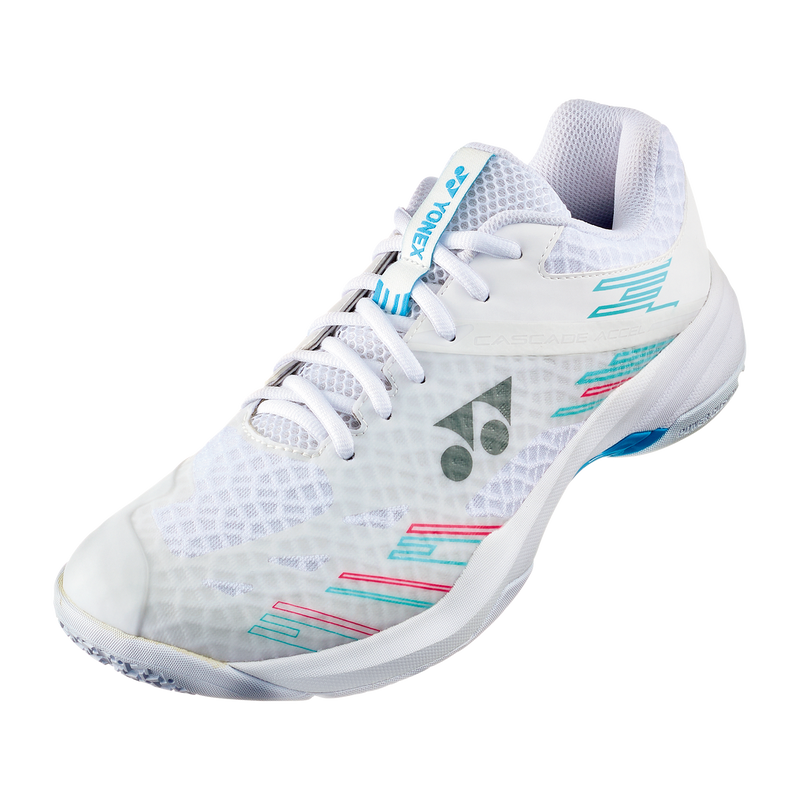 YONEX Power Cushion [Cascade Accel Wide White/Skyblue] Court Shoes