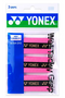 Yonex AC154 Wet Tacky Grap (Pack of 3) - Bright Pink