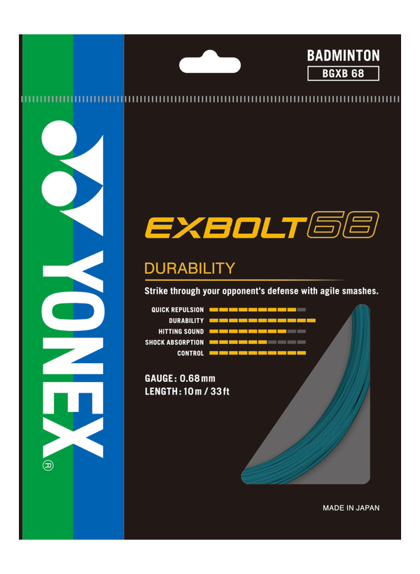 Yonex EXBOLT 68 Badminton String Pack (10m)
