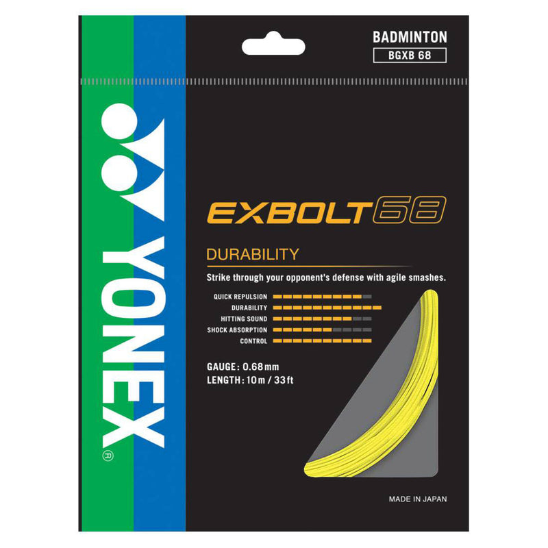 Yonex EXBOLT 68 Badminton String Pack (10m)