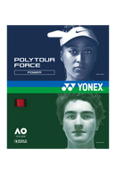 Yonex Polytour Force 17/120 Tennis String Pack (12m) - Bright Red