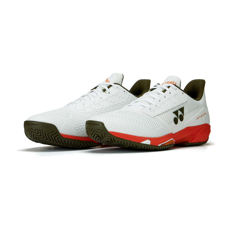 Yonex Power Cushion AD-ACCEL White/Orange Tennis Shoes