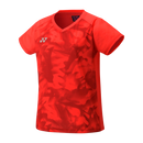 Yonex YW0033EX Pearl Red Crew Neck Shirt
