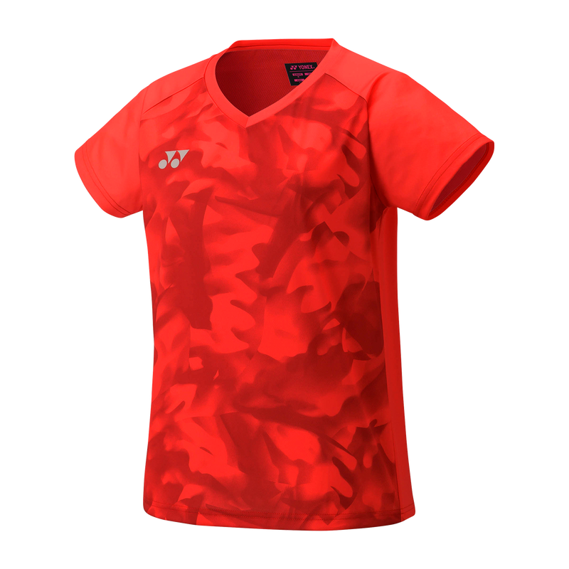 Yonex YW0033EX Pearl Red Crew Neck Shirt