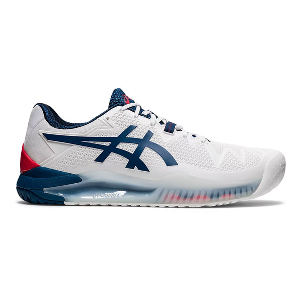 【未使用】アシックス GEL-RESOLUTION8 (26.5 cm 2E) Asics Gel Resolution 8 Wide (2E) (White/Mako Blue) – T1 SPORTS
