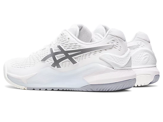 Asics Gel Resolution 9 (White/Pure Silver)