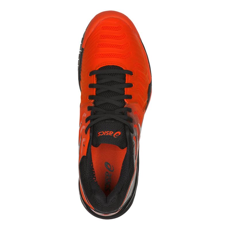 Asics Gel Resolution (Cherry Tomato/Black) – T1 SPORTS