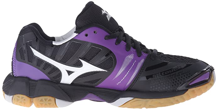 Mizuno [Tornado X Black/Purple] Court Shoes