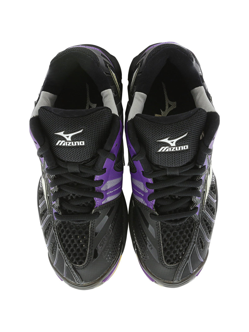 Mizuno [Tornado X Black/Purple] Court Shoes