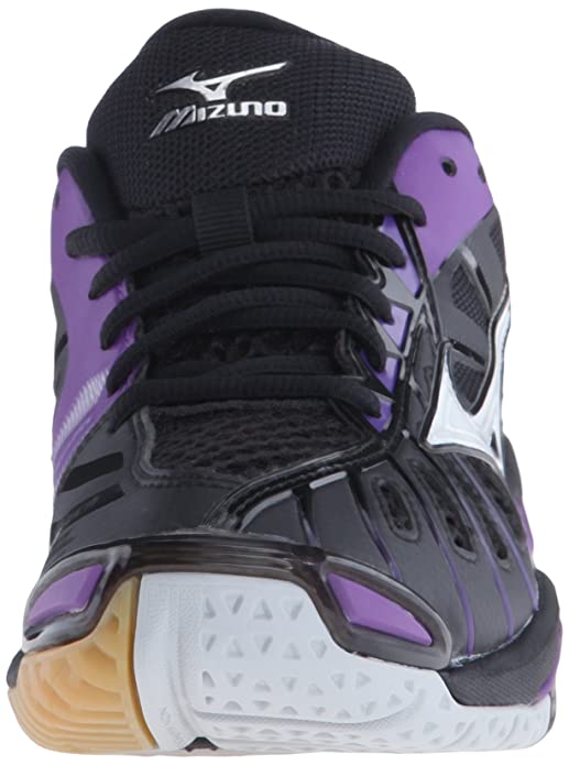 Mizuno [Tornado X Black/Purple] Court Shoes