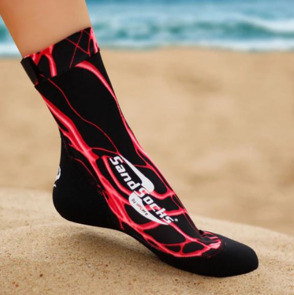 Vincere Red Lightning Sand Socks