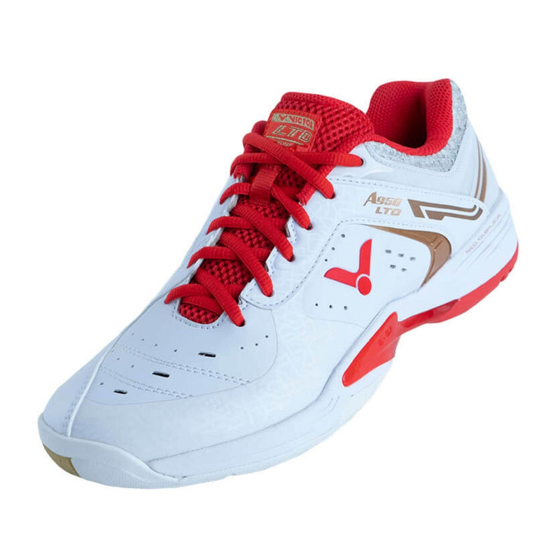 Victor [A950 LTD White/Red] Court Shoes