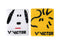 T1SPORTS Victor X Peanuts Snoopy Collection White Yellow Wrist Band
