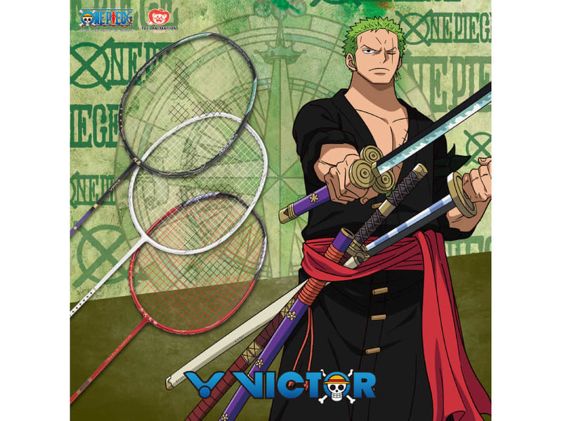 [VICTOR X ONE PIECE] ARS-OP A Auraspeed Wado Ichimonji Racket Gift Set 