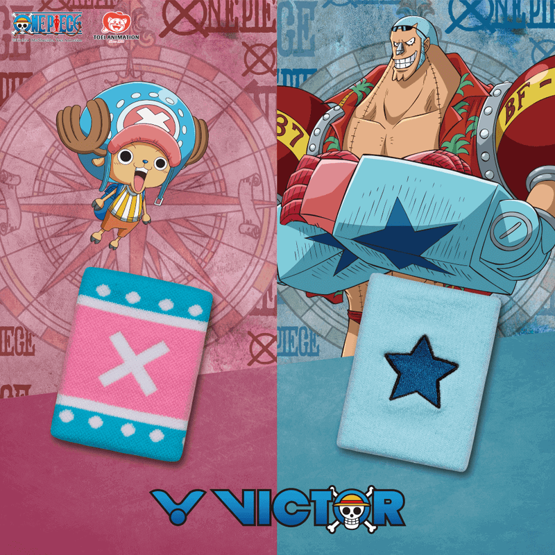 [VICTOR X ONE PIECE] SP-OP F Franky Blue Wristband