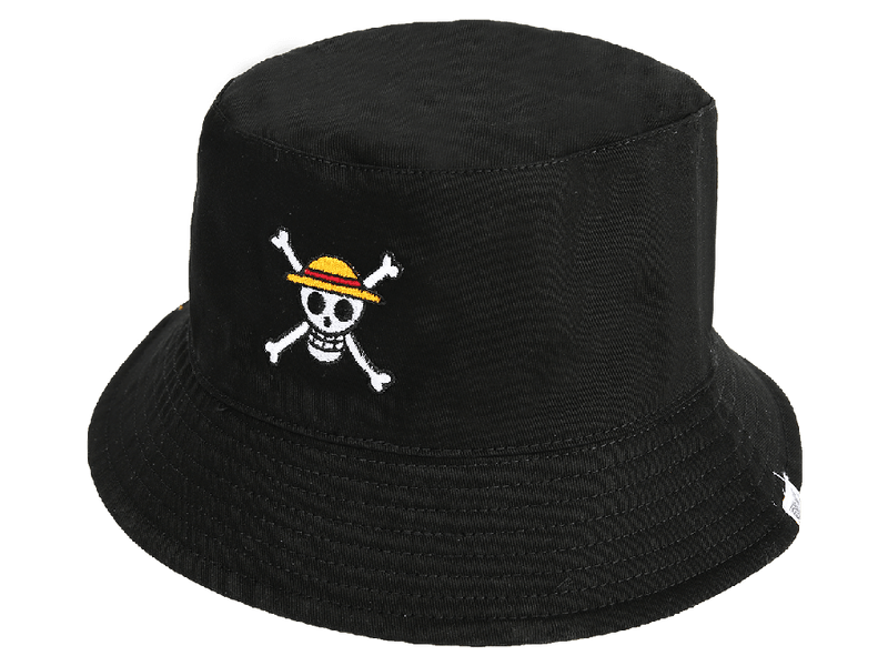 [VICTOR X ONE PIECE] VC-OPBU C Luffy Skull Black Bucket Hat