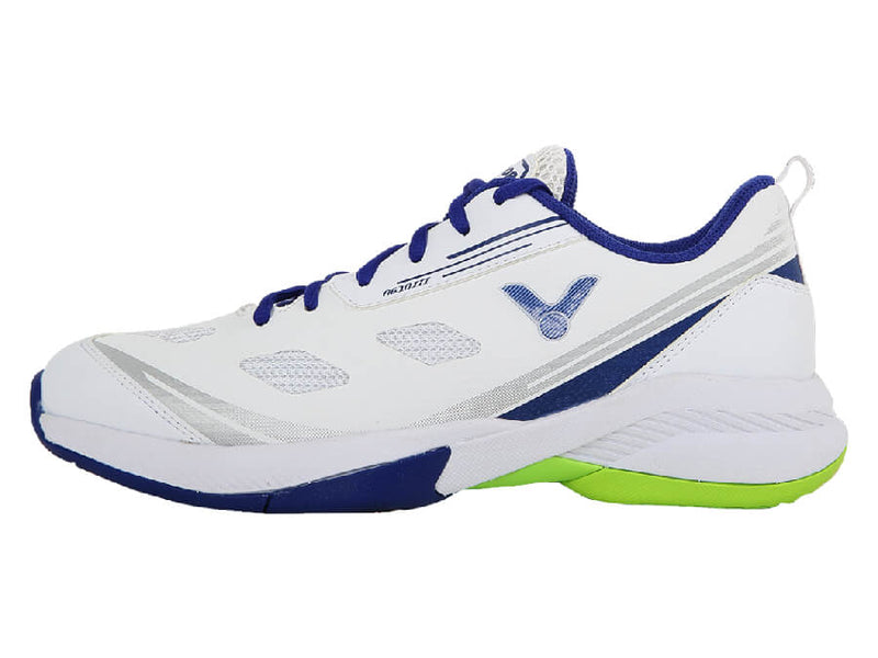 Victor [A610III AB White/Blue] Court Shoes