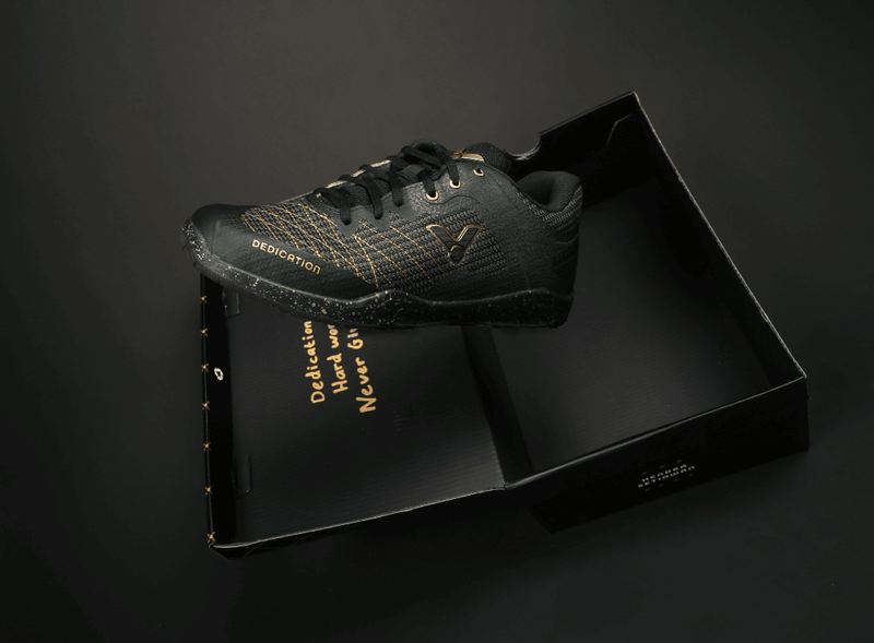 Victor [VGHS CX Black/Gold] Court Shoes