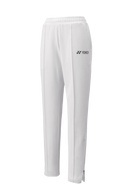 [Yonex 67064A Ladies White 75th Anniversary Edition Warm-up Pants]