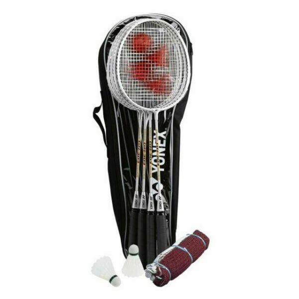 Yonex GR 303S Backyard Badminton Set (Net, Posts, GR 303S Rackets, Shuttles)