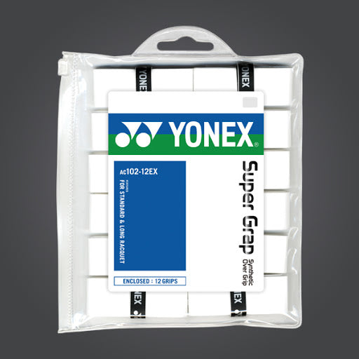 Yonex Super Grap  AC102EX (Pack of 12) - White