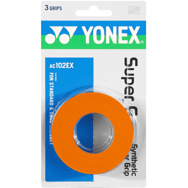 Yonex Super Grap AC102EX (Pack of 3) - Orange