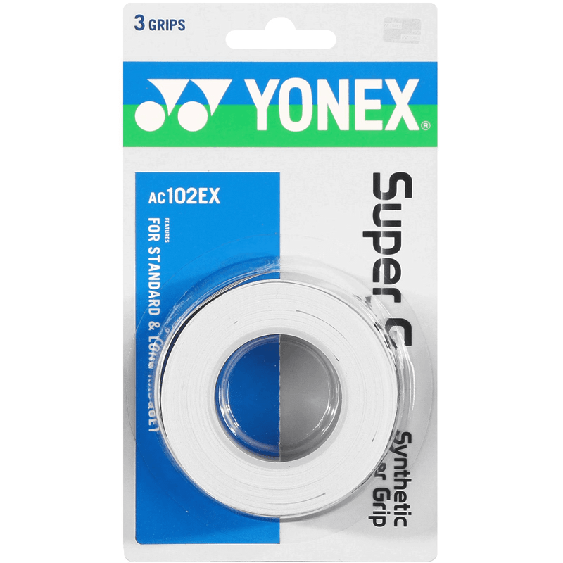 Yonex Super Grap AC102EX (Pack of 3) - White