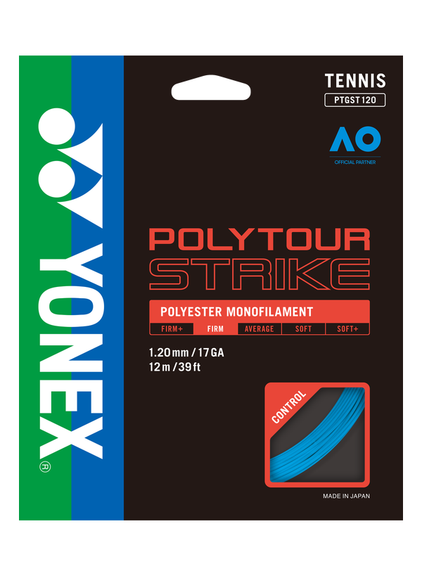 Yonex Polytour Strike 17/120 Tennis String Pack (12m) - Blue
